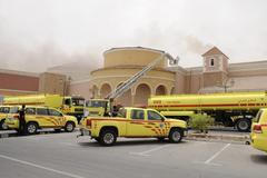 Obchodní centrum v Dauhá zachvátil požár