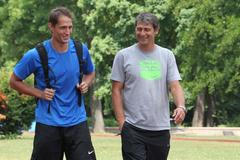 Příprava českých atletů před MS 2013 (Vítězslav Veselý a Jan Železný)