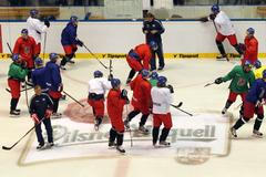 Sraz hokejové reprezentace v Pardubicích