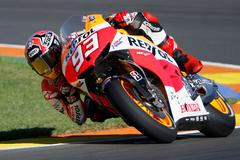 Marc Marquéz při tréninku na VC Valencie