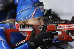 Biatlonistka Veronika Zvařičová