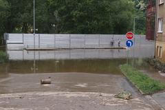Povodeň červen 2013 - Ústí nad Labem 9. 6.