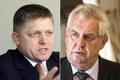 Robert Fico a Miloš Zeman