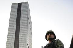 Fotogalerie: Výbuch v sídle mexické firmy Pemex