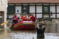 Evakuace v Bad Schandau