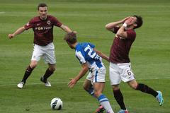 Fotbal, Gambrinus liga, Sparta - Mladá Boleslav: Lukáš Vácha (6) - Lukáš Opiela