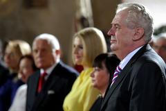 Inaugurace Miloše Zemana na Hradě