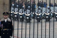 Inaugurace Miloše Zemana na Hradě