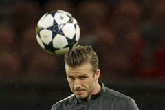 Fotbal, Liga mistrů, Paris St Germain - Valencie: David Beckham