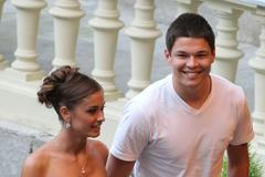 Zlatá hokejka 2013: Tomáš Hertl s přítelkyní