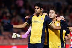Diego Costa (Atlético Madrid) slaví branku v La lize
