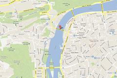 Místo tragické nehody na Mánesově mostě