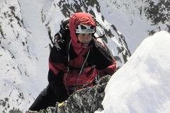 Horolezec Tomáš Petreček