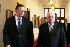 Václav Klaus naposled na vládě