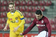 Sparta - Jihlava, osmifinále Poháru České pošty: David Lafata (21)  - Marek Jungr
