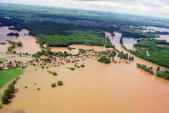 Foto: Povodeň z ptačí perspektivy
