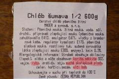 Chyba na obalu výrobku