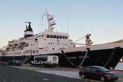 Loď Ljubov Orlova v kanadském St. John's