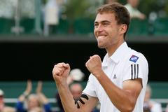 Jerzy Janowicz na Wimbledonu 2013
