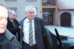 Zeman poděkoval v Novém Veselí