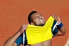 Jo-Wilfried Tsonga na French Open 2013