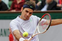 Švýcarský tenista Roger Federer na French Open 2013