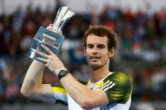 Britský tenista Andy Murray na turnaji v Brisbane
