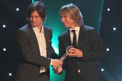 Fotbal, galavečer: Tomáš Rosický a Pavel Nedvěd