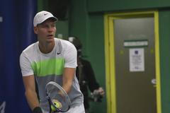 finále tenisové extraligy TK Agrofert Prostějov - TK Precheza Přerov: Tomáš Berdych