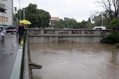 Povodeň na Rokytce v Praze