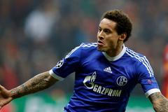 Liga mistrů, Galatasaray . Schalke 04: Jermaine Jones (Schalke) slaví gól