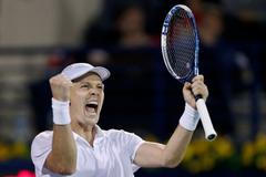 Tomáš Berdych a Roger Federer