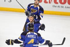 St. Louis - Edmonton (Vladimír Sobotka slaví)