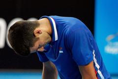 Smutný Novak Djokovič