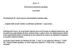 Amnestie - Hasenkopfův návrh - verze A - strana 1