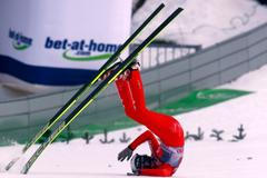 FOTO Padlý Hlava a vítězný Jacobsen, to byly skoky v Ga-Pa