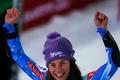 Tina Mazeová slaví triumf v super G na MS ve Schladmingu