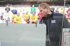 Trénink české hokejové reprezentace