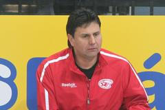 Slavia vs. Třinec, utkání hokejové extraligy (Vladimír Růžička)