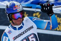 Akse Lund Svindal při superkombinaci ve Wengenu 2014