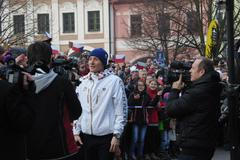 Přivítání Ondřeje Moravce v Letohradě