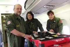 Česko vypravilo letoun pro zranění Ukrajince