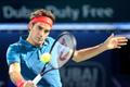 Roger Federer na turnaji v Dubaji 2014