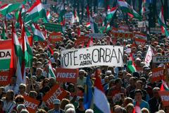 Maďarsko - Fidesz party in Budapest