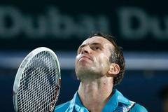 Radek Štěpánek na turnaji v Dubaji