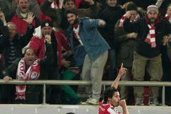 LM, Olympiakos Pireus - Manchester United, góly