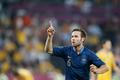 Francouzský fotbalista Yohan Cabaye slaví svůj gól v utkání s Ukrajinou na Euru 2012