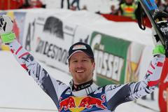 Hannes Reichelt, vítěz sjezdu v Kitzbühelu 2014