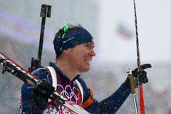 Soči 2014, biatlon hromadný start M: Emil Hegle Svendsen, Norsko