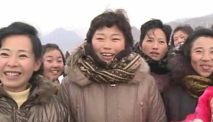 Slavnostní otevření ski areálu v Severní Korey